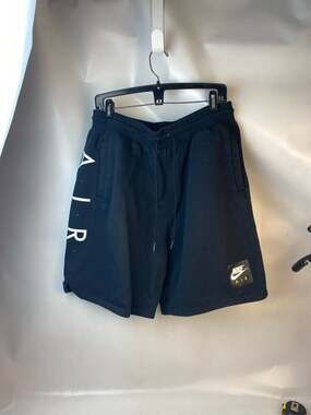 Nike Sportswear Air French Terry Shorts Black White